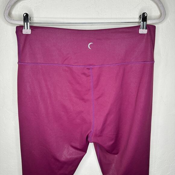 Zyia Active Metallic LNT Lipgloss Light n Tight Hi-Rise Capri Leggings 14 or 16 - Picture 10 of 12